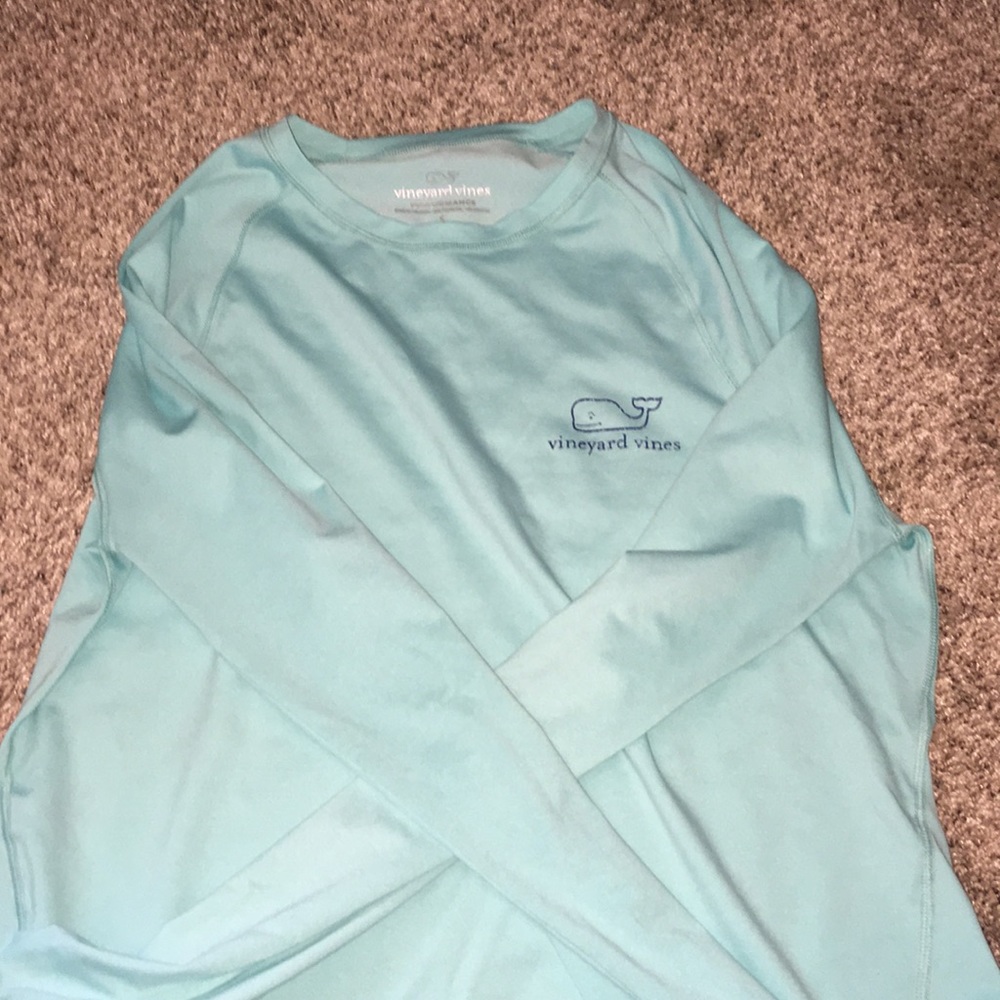 blue performance vineyard vines long sleeve